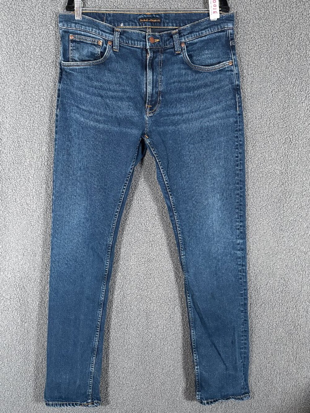 Nudie Lean Dean New Ink Slim Tapered Jeans - Men's Size 36*34(Fit 36*32) - Blue